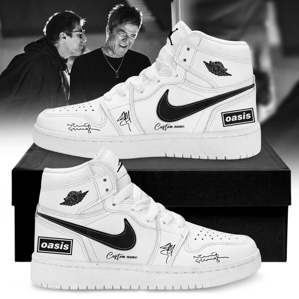 Oasis Dont Look Back In Anger Exclusive Fan Signature Sneakers