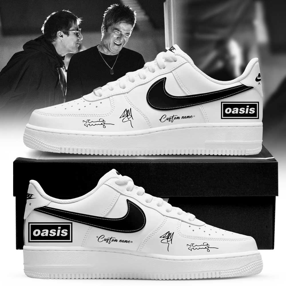 Oasis Dont Look Back In Anger Limited Edition Custom Sneakers