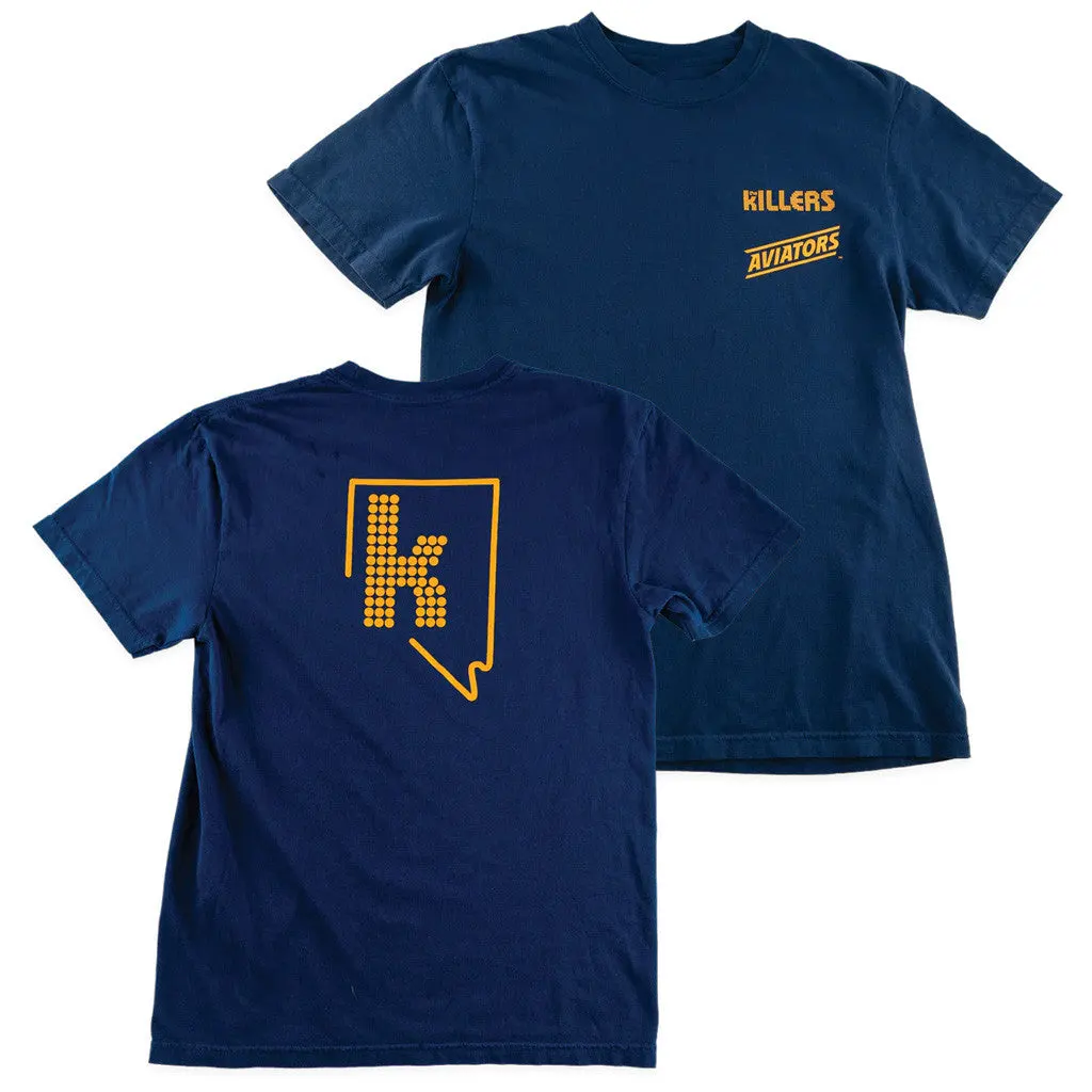 Official League Merch The Killers X Las Vegas Aviators TShirt Gifts For Friends