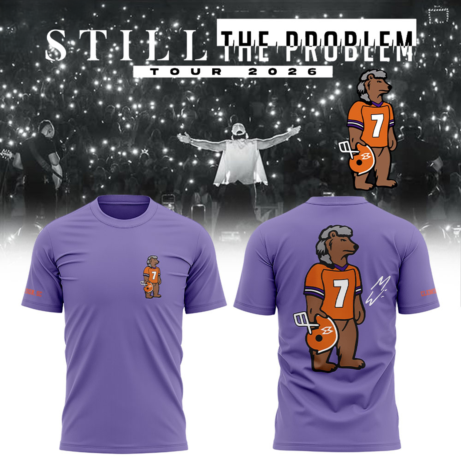 Official Morgan Wallen Still The Problem Tour 2026 Fan Tee