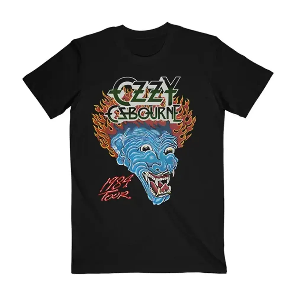 Official Ozzy Osbourne Merch Blue Demon Tattoo TShirt Gifts For Dad