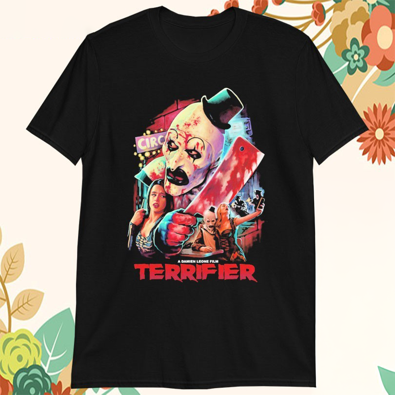 Official Terrifier Everybody Loves A Clown Knife TShirts