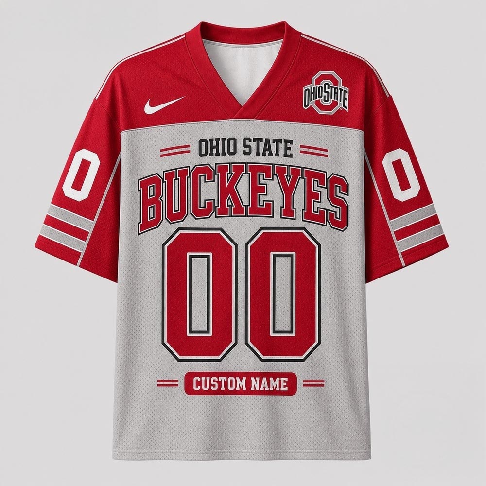 Ohio State Buckeyes NCAA College Team Pride Personalized Football Jersey Custom Name Number Game Day Apparel 1 - Unicasport Ohio State Buckeyes NCAA College Team Pride Personalized Football Jersey Custom Name Number Game Day Apparel