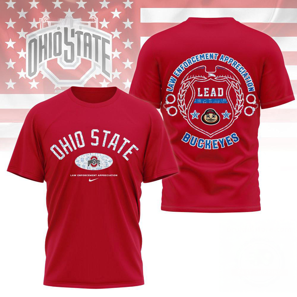 Ohio State Buckeyes NCAA Law Appreciation Month Unisex 3D Shirt