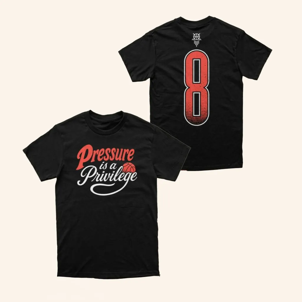 Oklahoma Shirt Company Merch Pressure Is A Privilege Black TShirt Gifts For Father