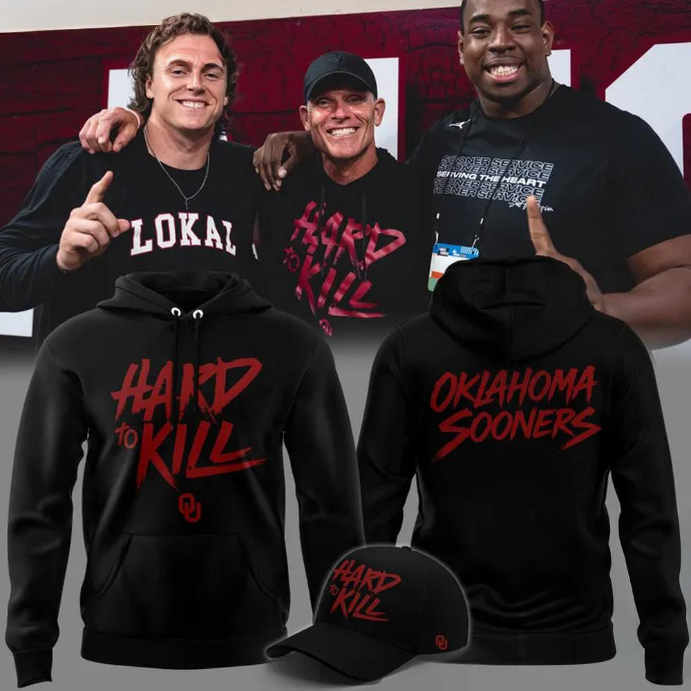 Oklahoma Sooners Football Head Coach Brent Venables HARD TO KILL Hoodie