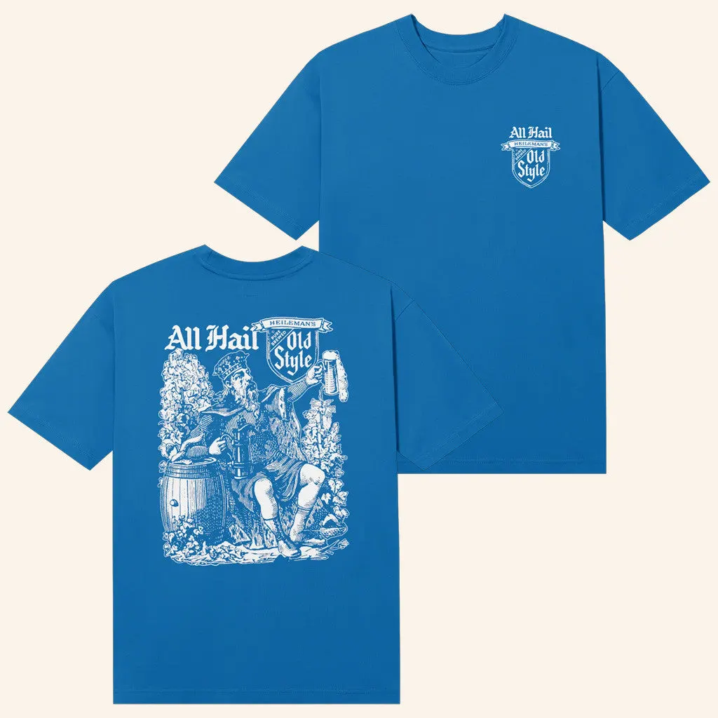 Old Style Beer Merch All Hail TShirt Gifts For Friends