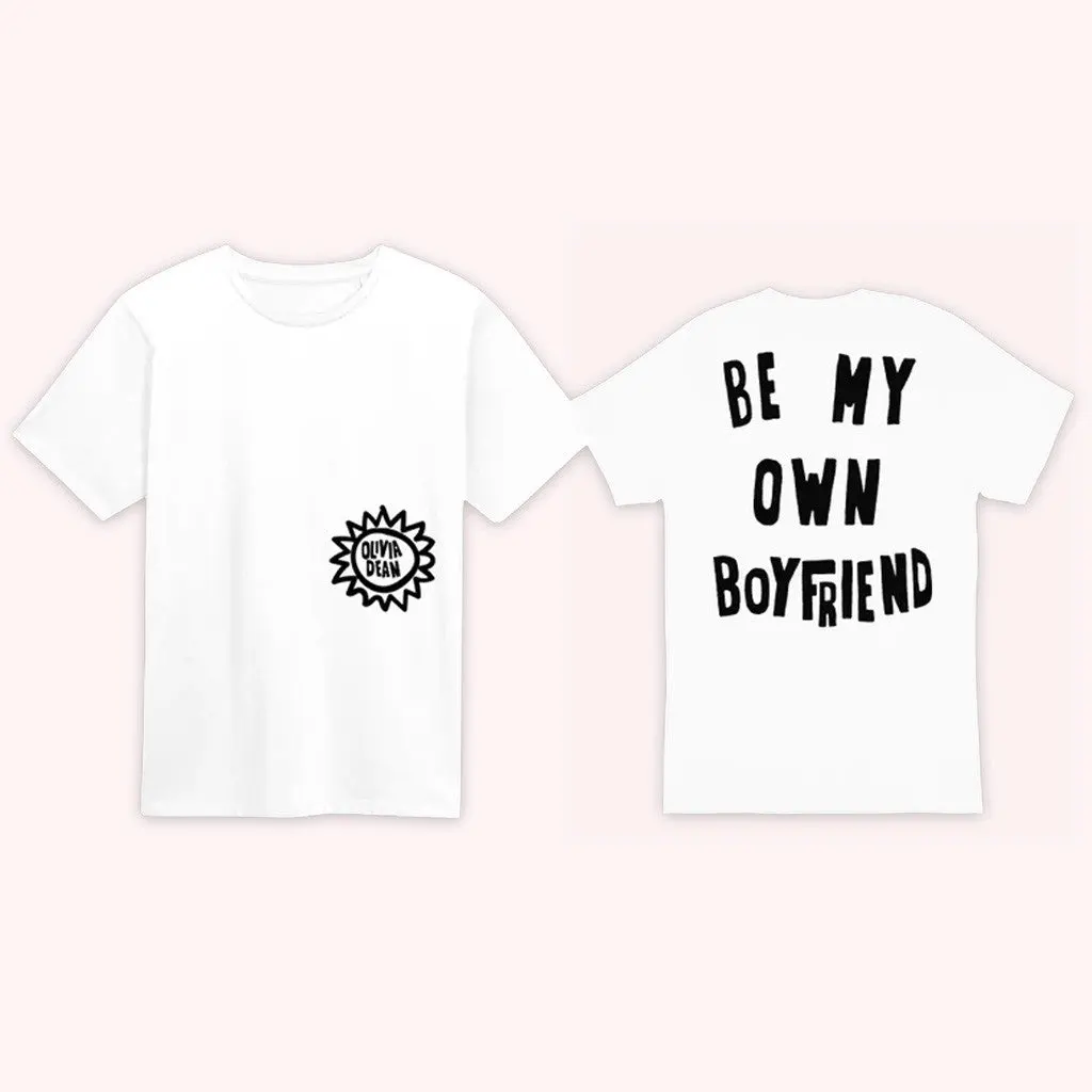 Olivia Dean Merch Be My Own Boyfriend White TShirt Gifts For Friends