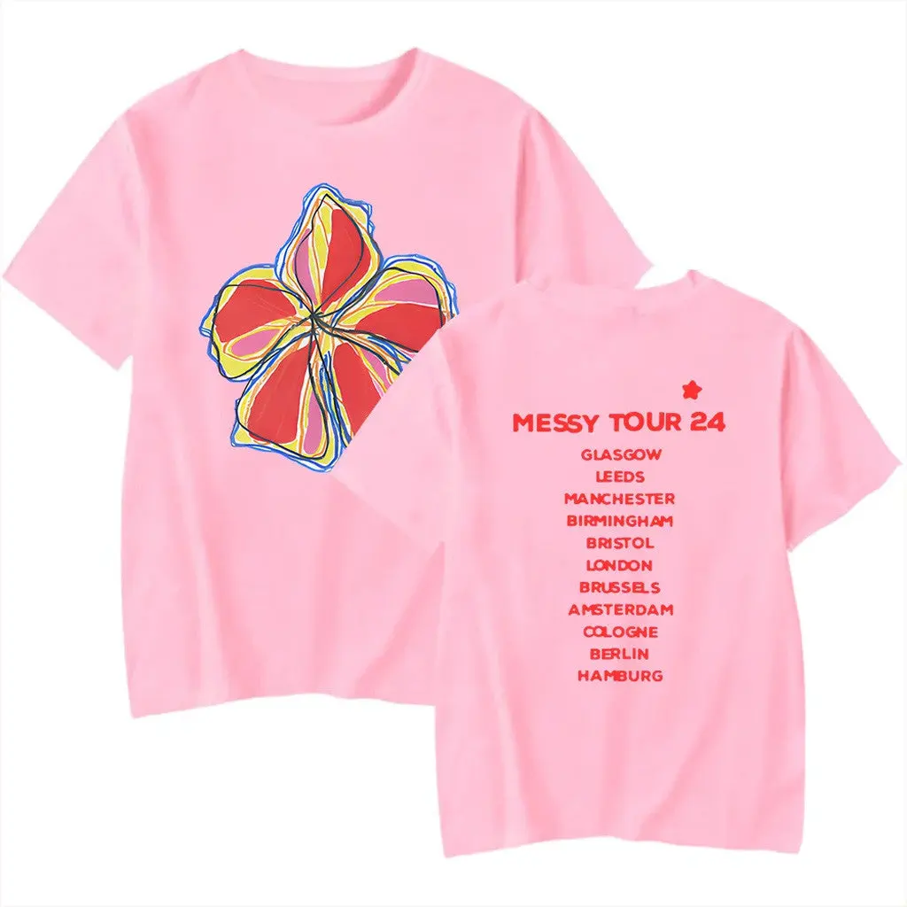 Olivia Dean Merch Messy Tour 24 TShirt Gift Ideas For Girlfriend