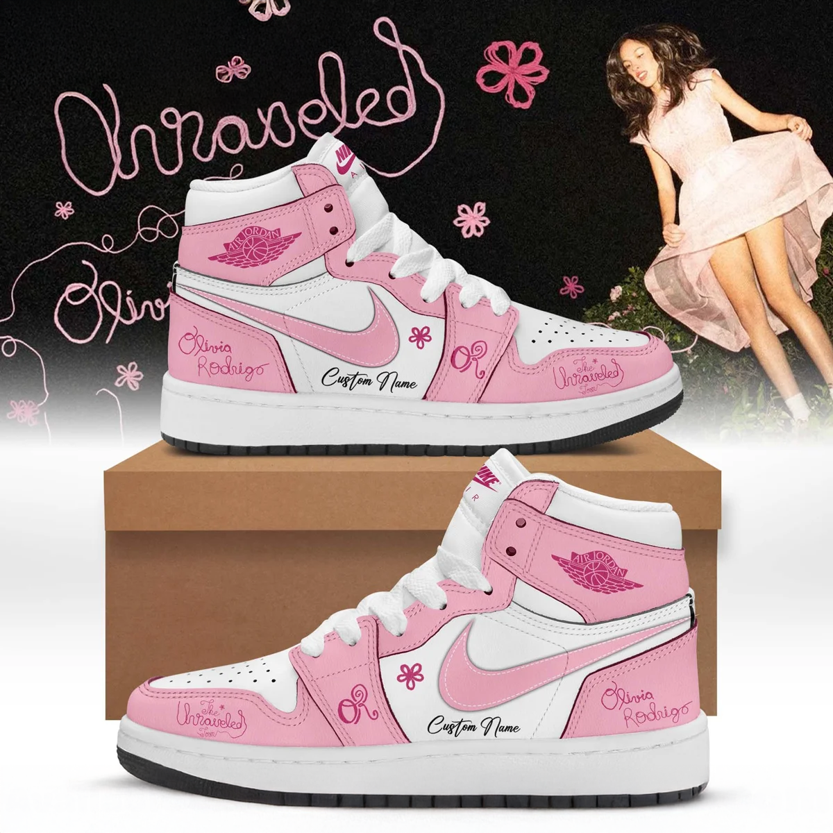 Olivia Rodrigo The Unraveled Tour Everyday Fit Sneakers Collection
