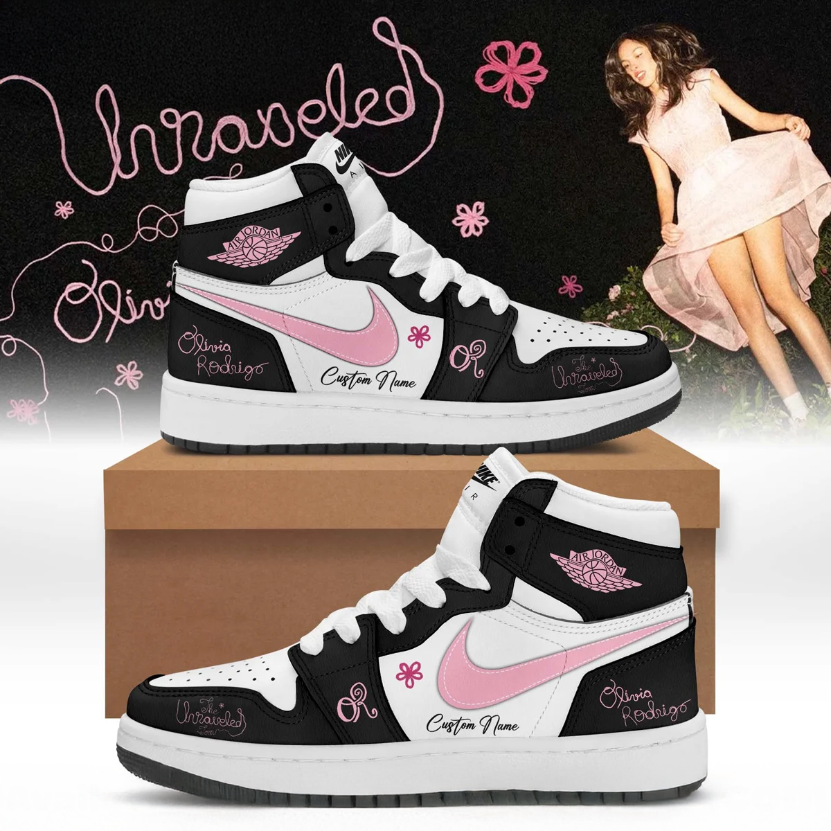 Olivia Rodrigo The Unraveled Tour Premium Fan Sneakers Collection