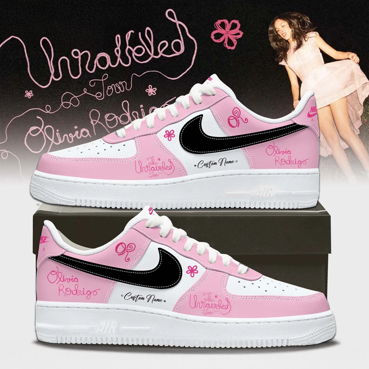 Olivia Rodrigo The Unraveled Tour Statement Collector Sneakers Edition