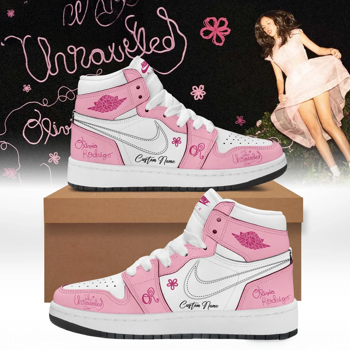Olivia Rodrigo The Unraveled Tour Statement Fan Sneakers Collection
