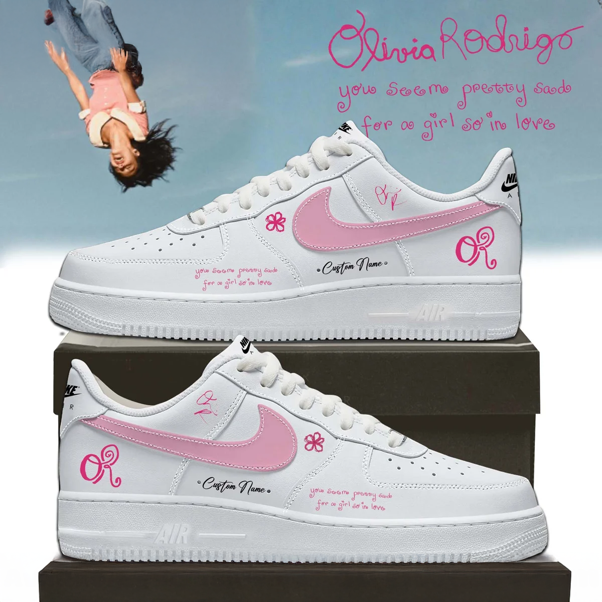 Olivia Rodrigo You Seem Pretty Sad Bespoke Gift Sneakers Collection