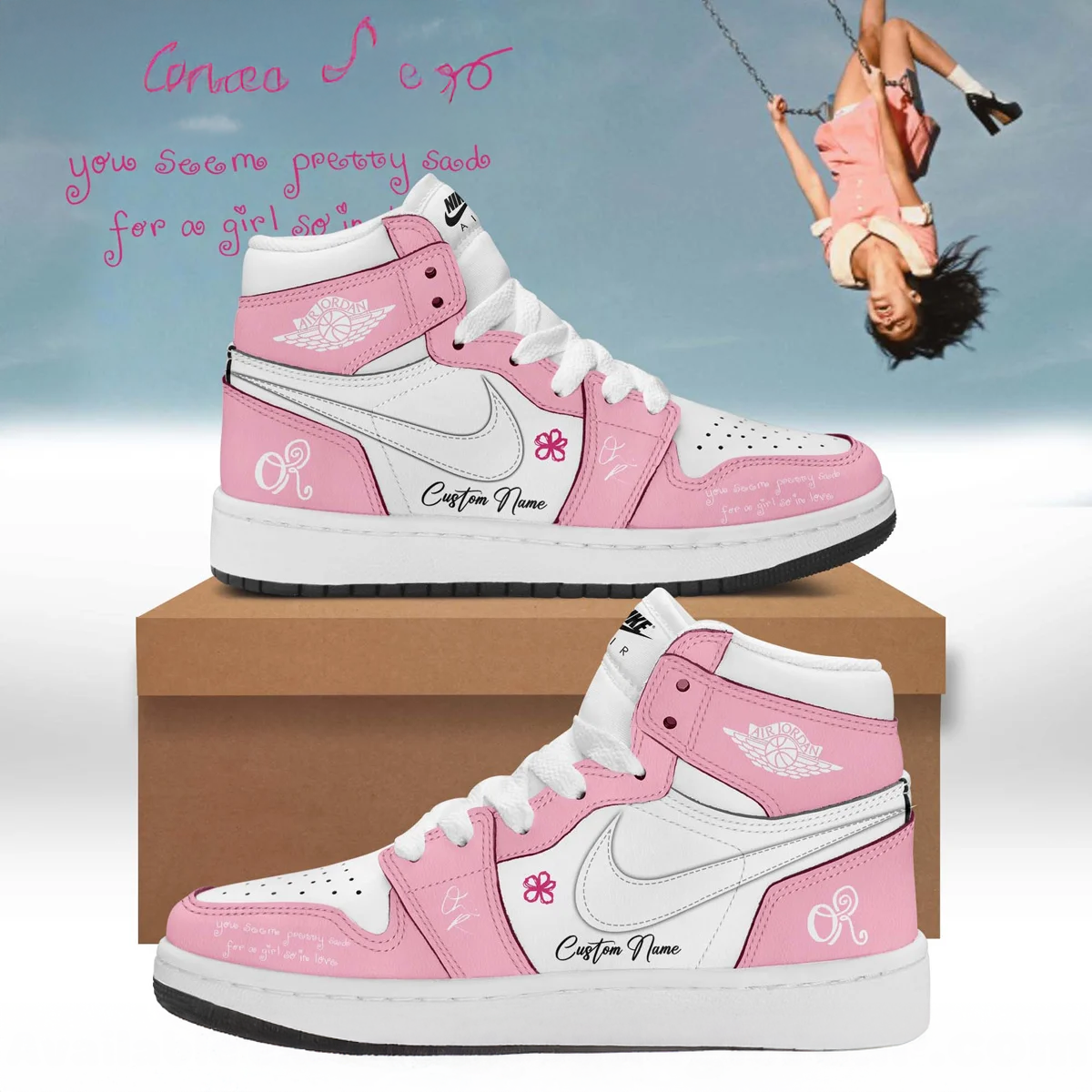 Olivia Rodrigo You Seem Pretty Sad Bespoke Premium Sneakers Collection