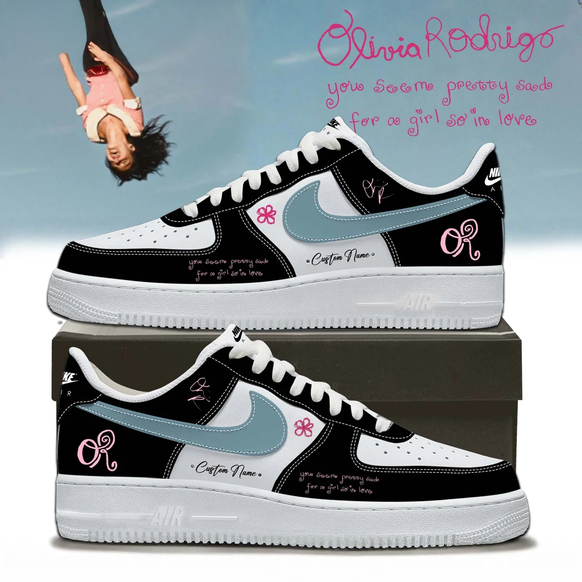 Olivia Rodrigo You Seem Pretty Sad For A Girl So In Love Sneakers