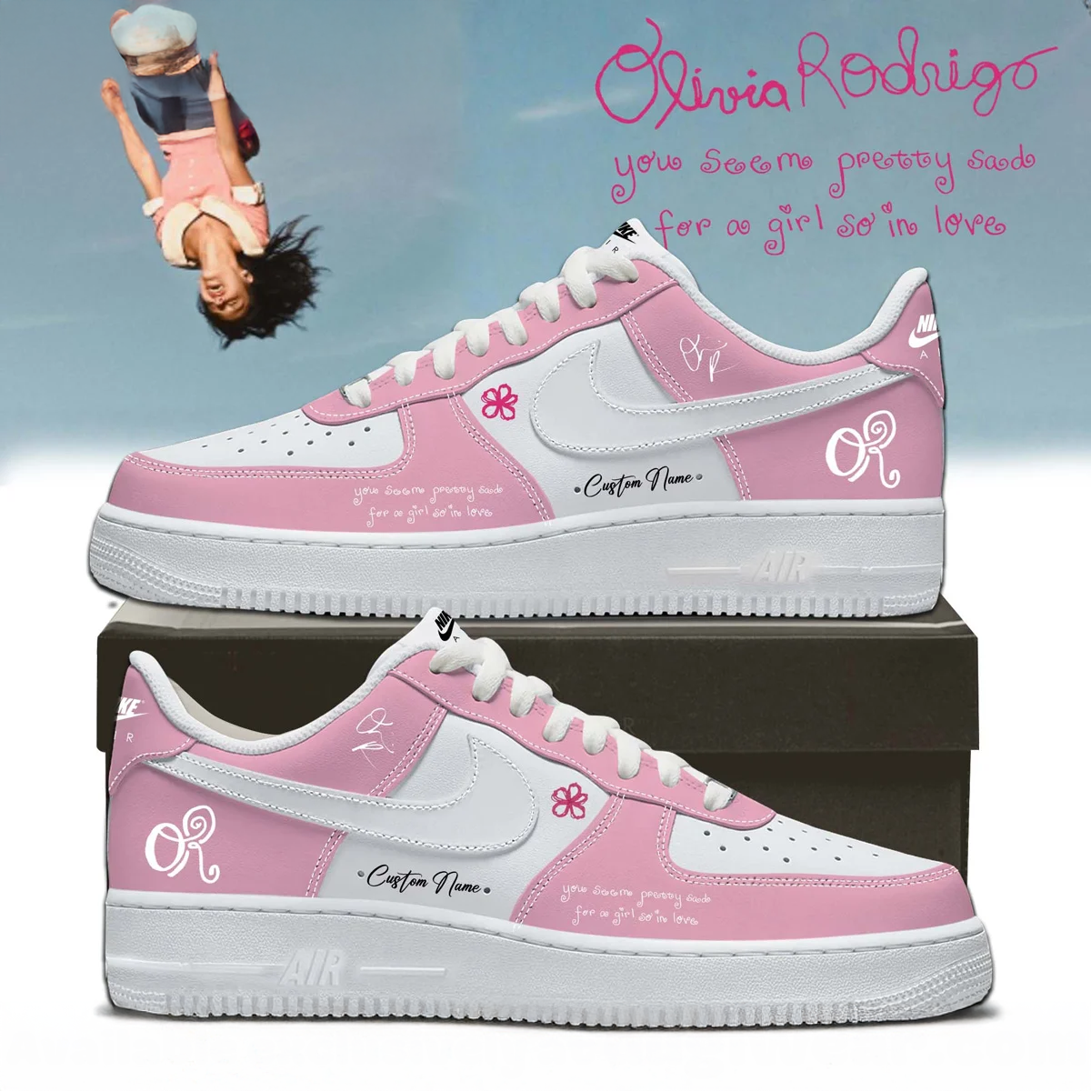 Olivia Rodrigo You Seem Pretty Sad Premium Fan Sneakers Edition