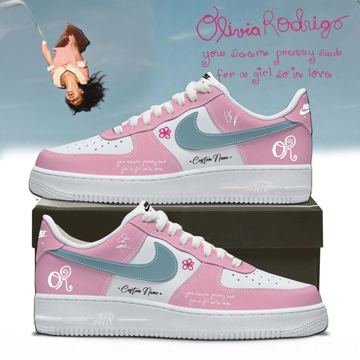 Olivia Rodrigo You Seem Pretty Sad Vintage Fan Sneakers Collection