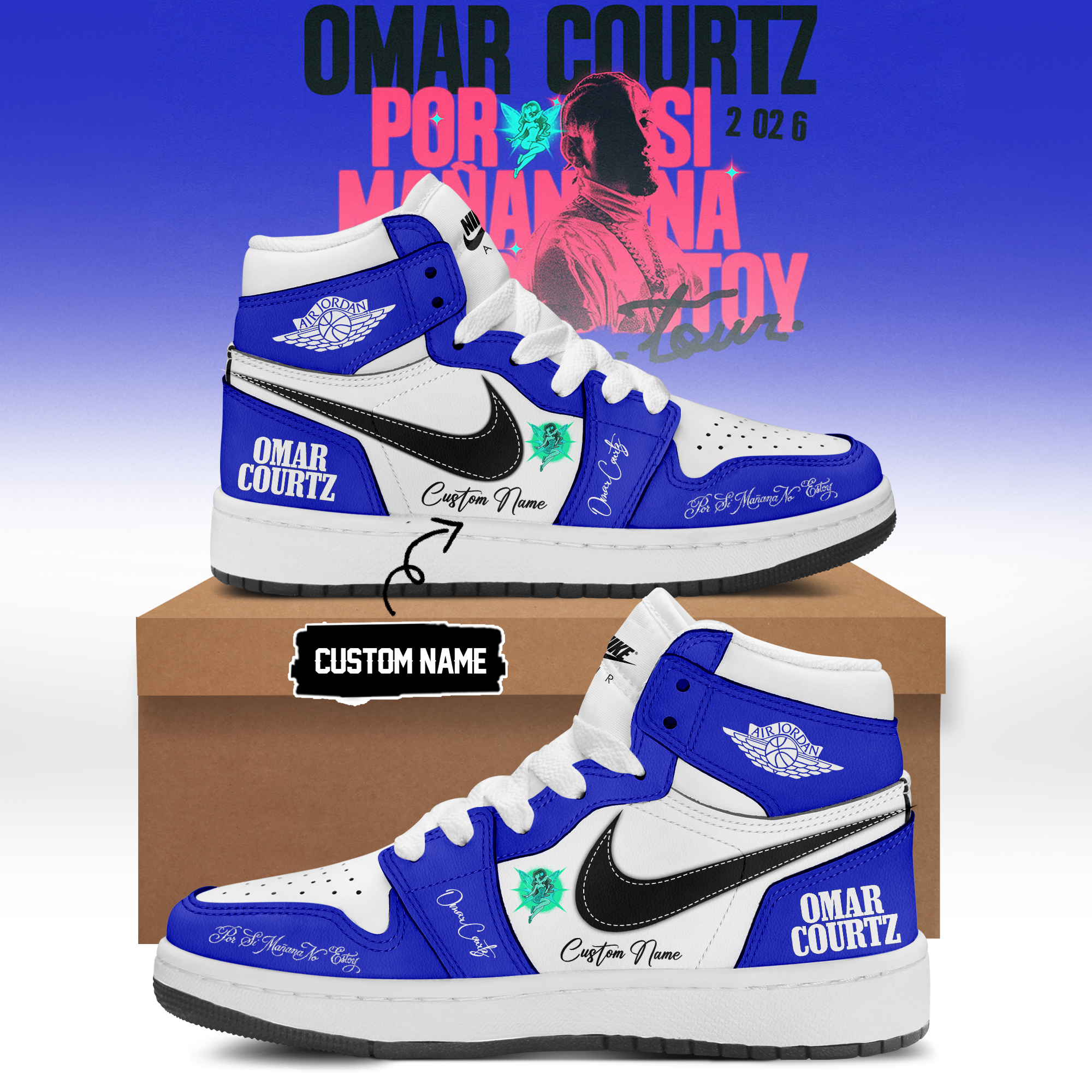 Omar Courtz Por Si MaÃ±ana No Estoy World Tour 2026 Collector Lifestyle Sneakers