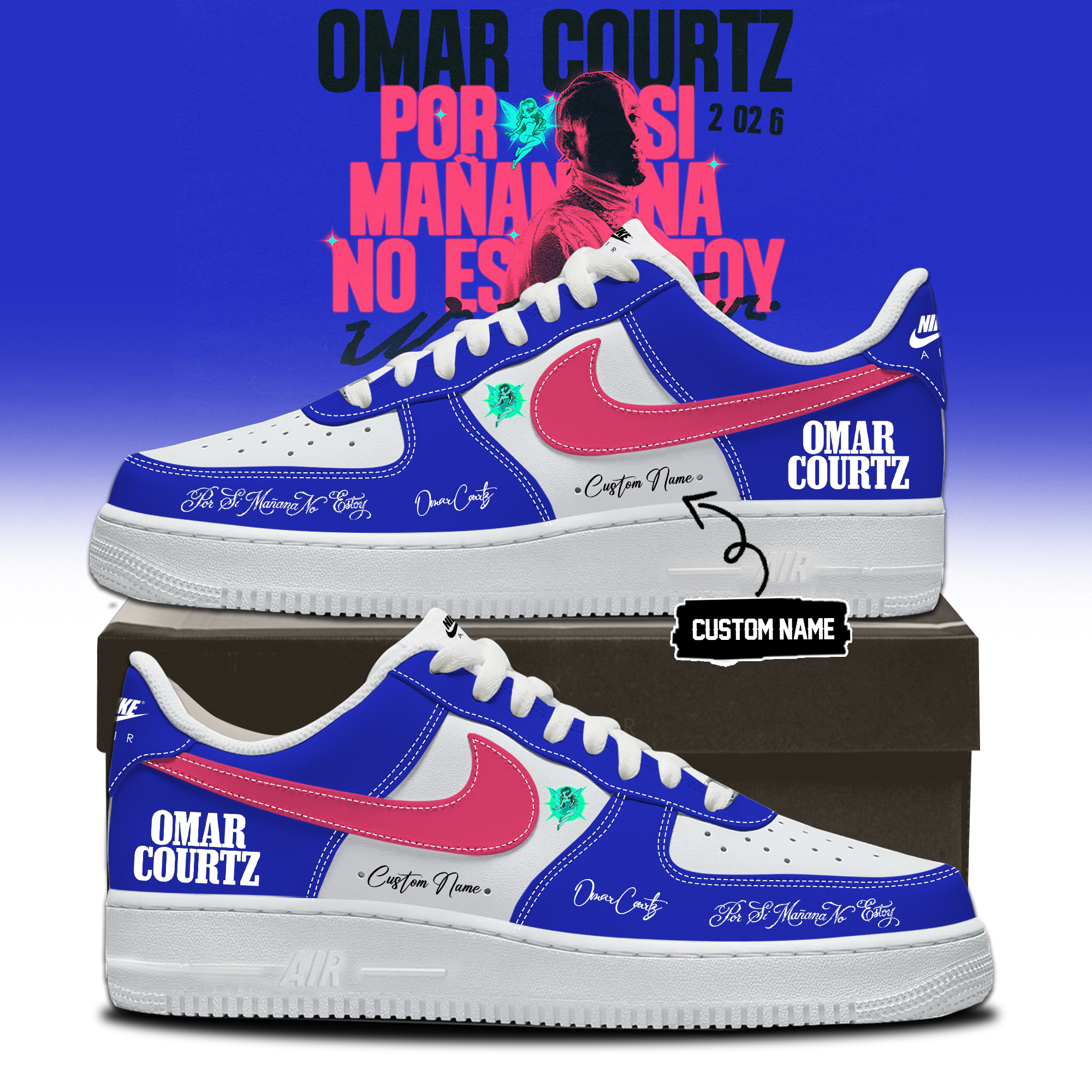 Omar Courtz Por Si MaÃ±ana No Estoy World Tour 2026 Signature Streetwear Shoes