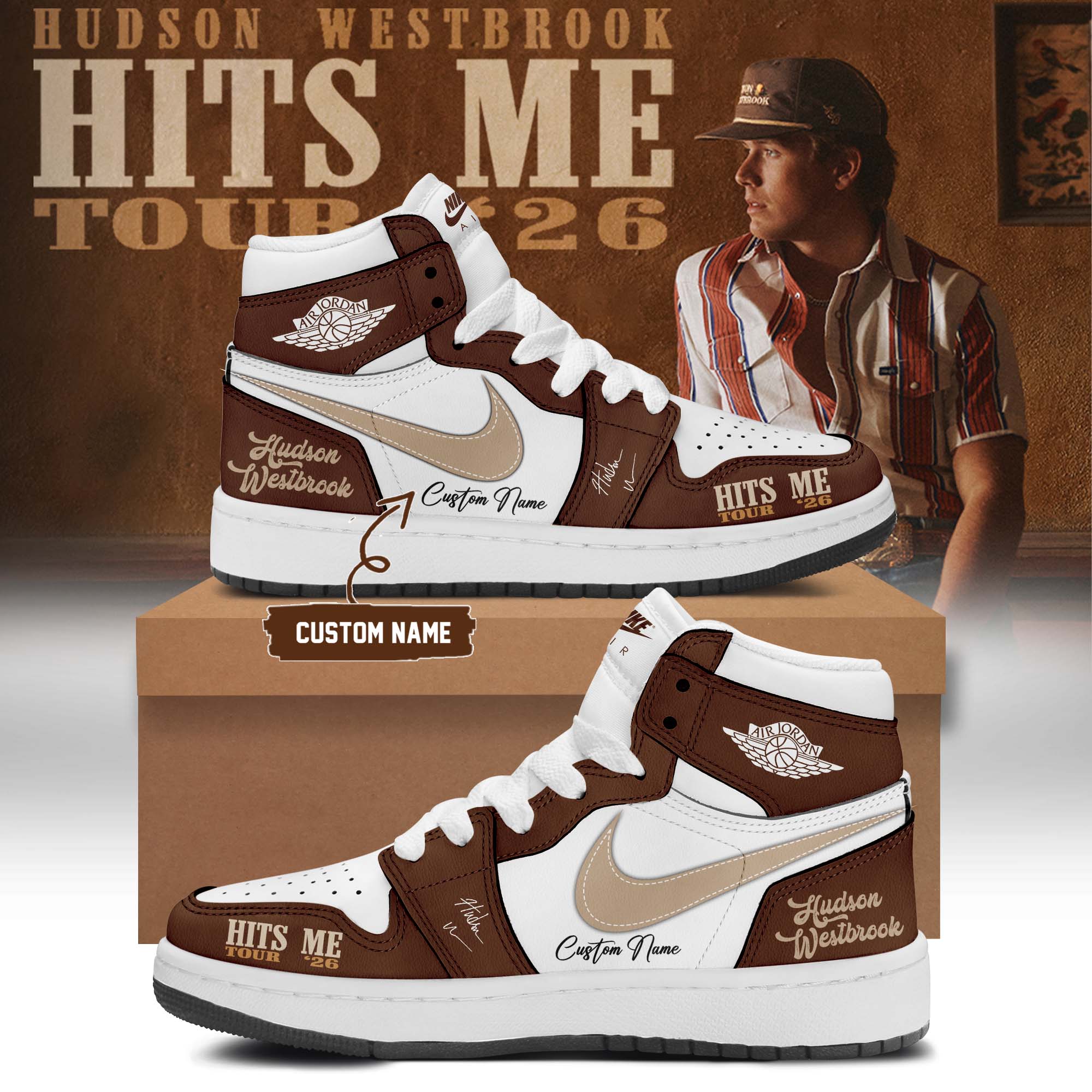 Omar Courtz Por Si MaÃ±ana No Estoy World Tour 2026 Signed High Top Sneakers