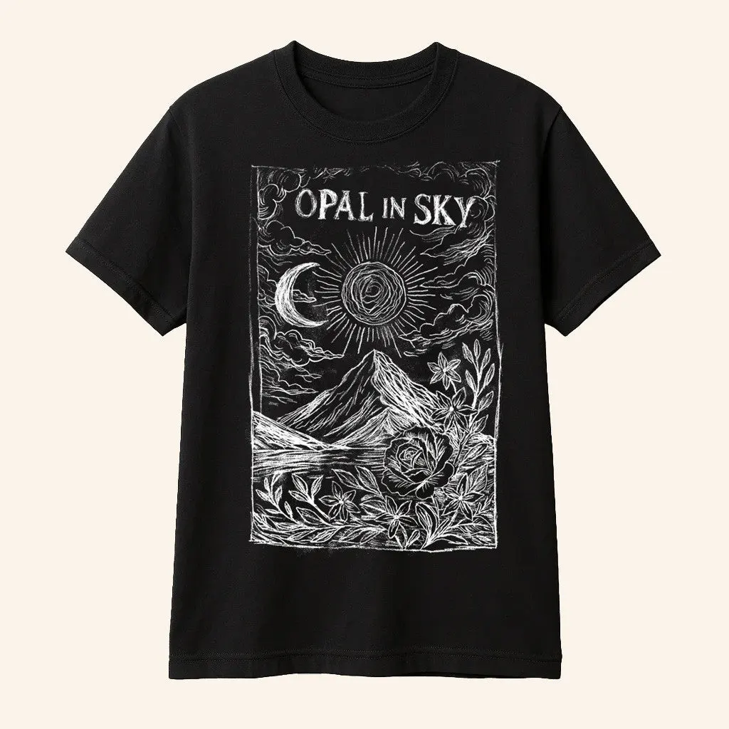 Opalinsky Merch Opal In Sky Merch Opal In Sky Lost Moon By Alyvia Black TShirt Him Gifts