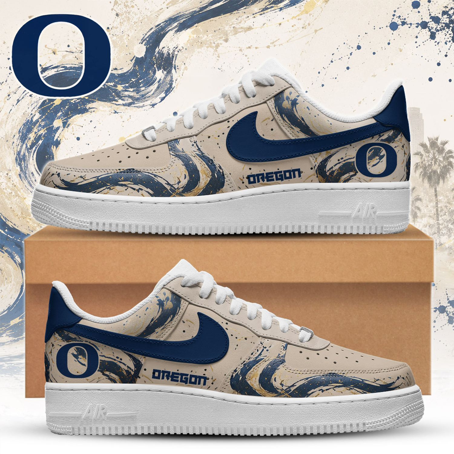 Oregon Ducks Royal Legacy 2026 Limited Edition High Top Sneakers