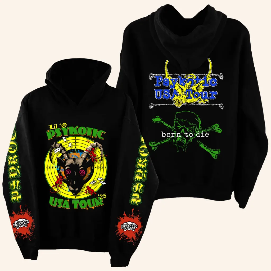 Osamason Merch Target Practice Hoodie Psykotic USA Tour Merch Gifts For Rap Lovers