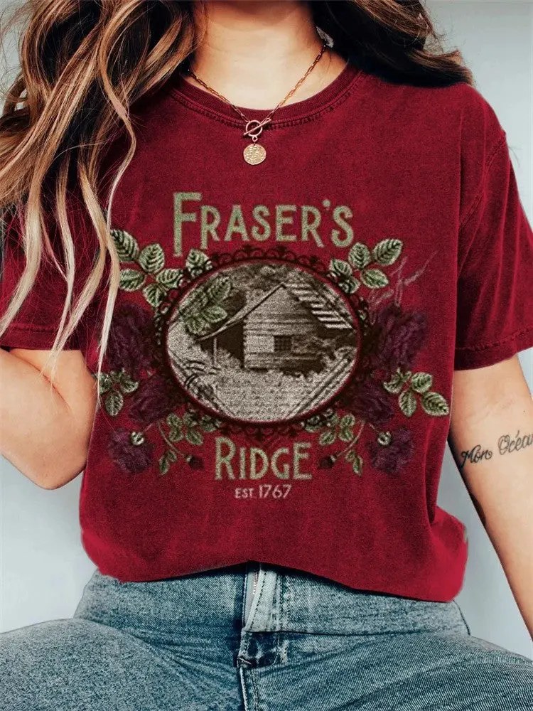 Outlander Merch TShirt FraserS Ridge Outlander Shirt Sassenach Merch Birthday Gift for Husband