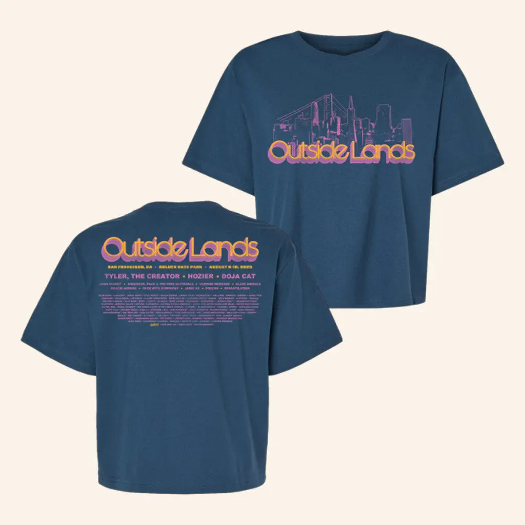 Outside Lands Merch Cityscape Event TShirt Gifts For Womens