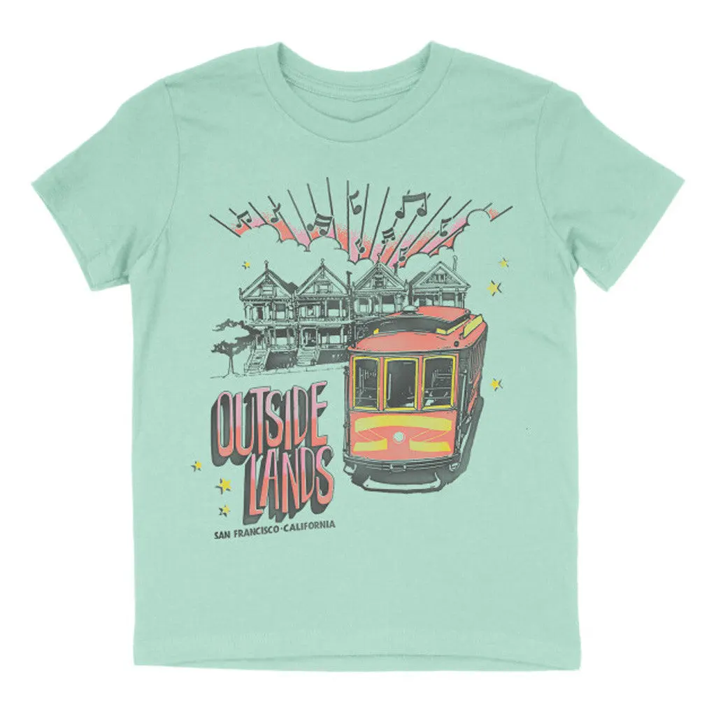 Outside Lands Merch Trolley TShirt Present For Girlfriend