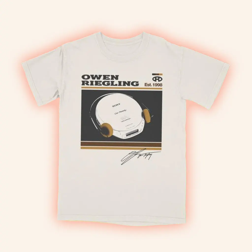 Owen Riegling Merch Walkman TShirt Gift Ideas For Husband