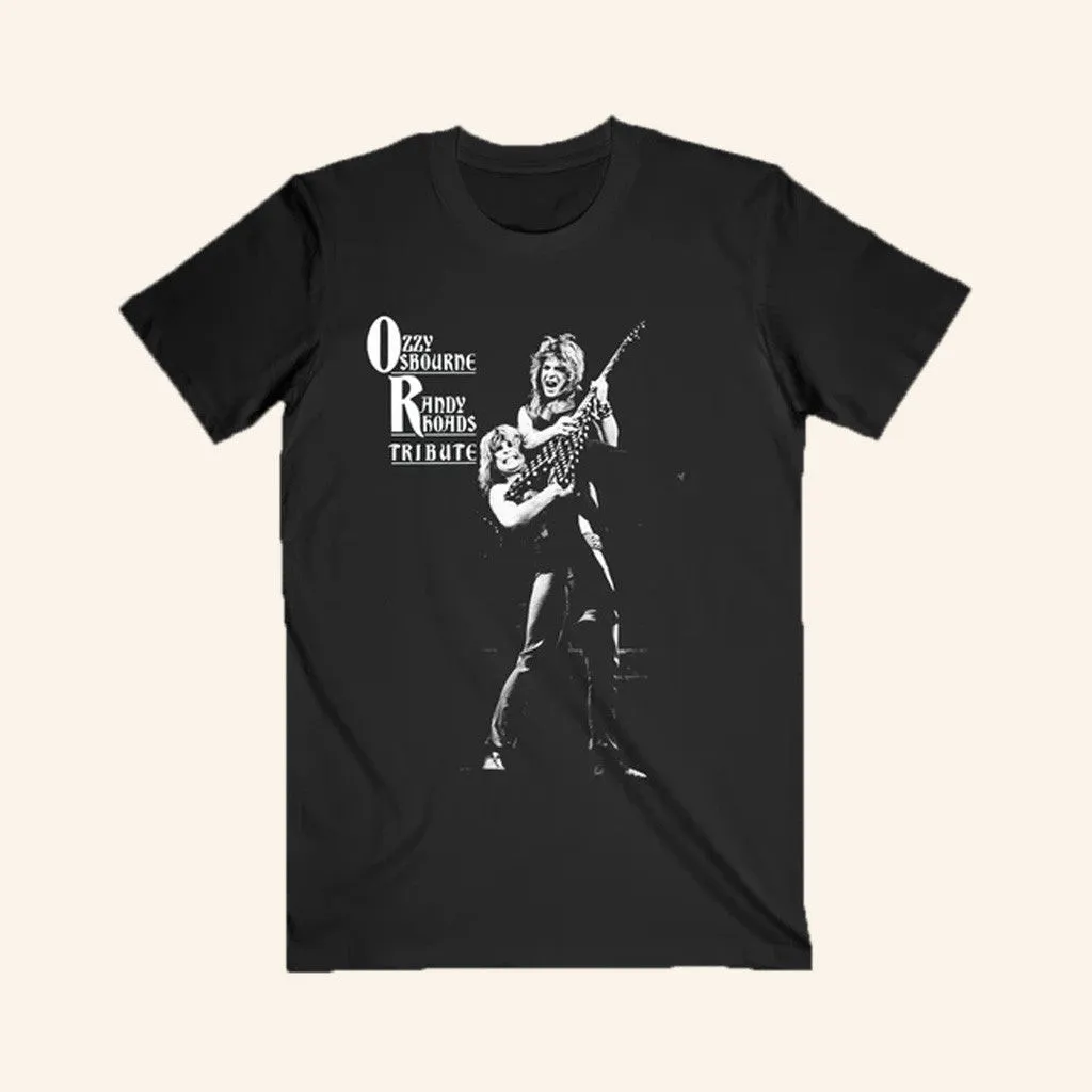 Ozzy Osbourne Official Merch Randy Rhoads Tribute TShirt Fan Merch Gifts For Him