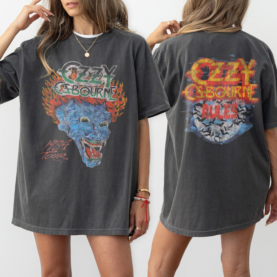Ozzy Osbourne Shirt Black Sabbath Concert Tshirt
