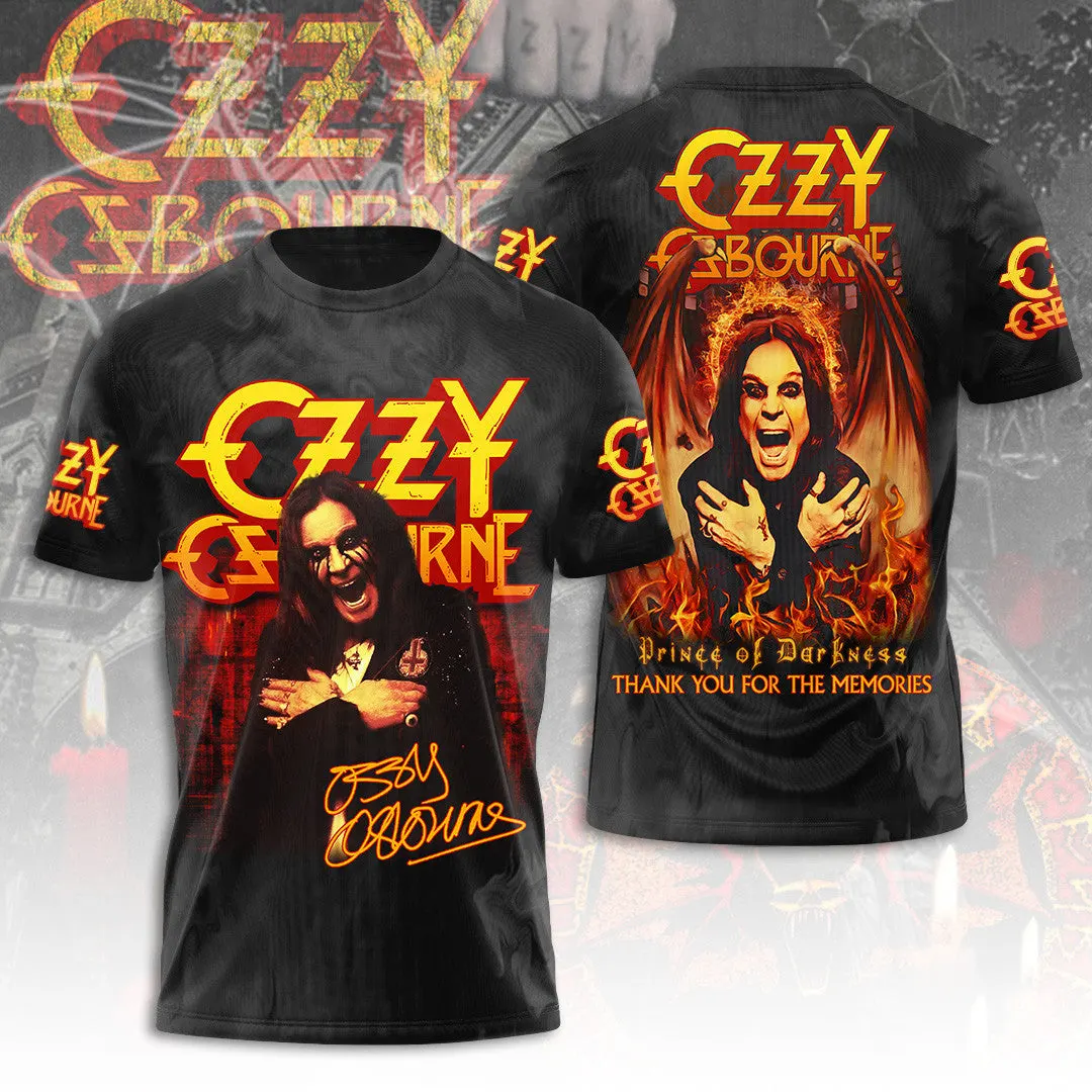 Ozzy Osbourne Thank You For The Memories TShirt RIP Ozzy Osbourne Forever Shirt Gifts For Fan
