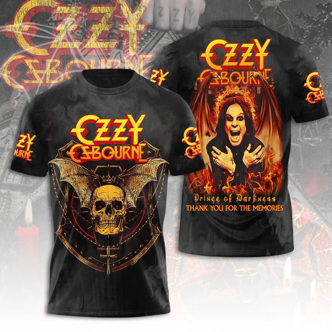 Ozzy Osbourne Thank You For The Memories TShirt RIP Ozzy Osbourne Shirt Gifts For Father
