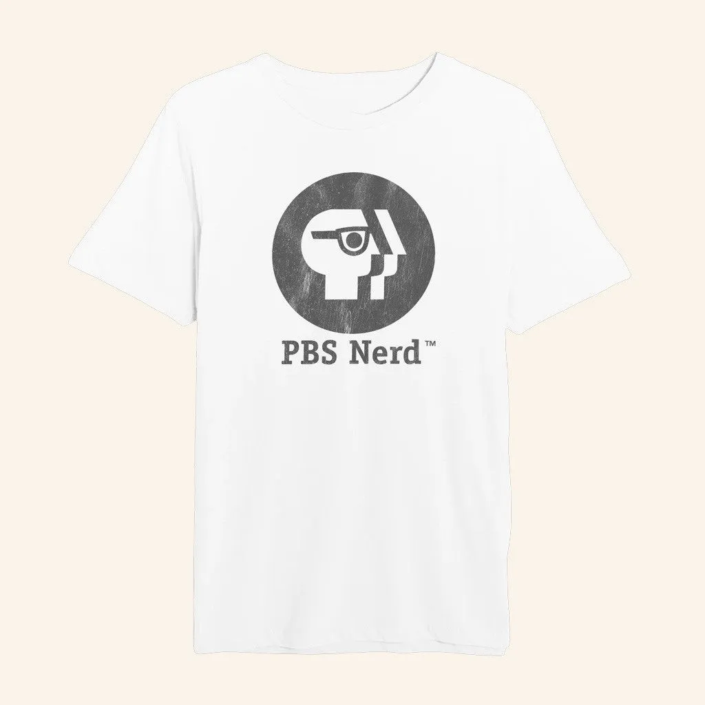 PBS Merch PBS Nerd Tshirt White Best Gifts For Him