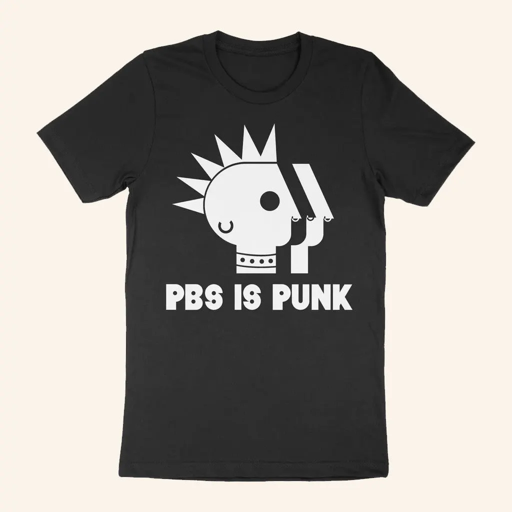 PBS Merch PBS is Punk TShirt Black Present For Husband
