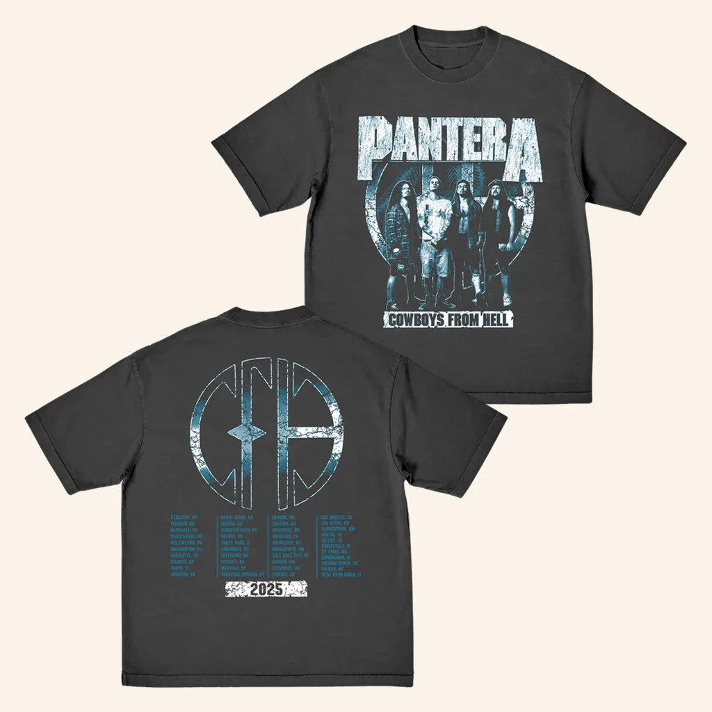 Pantera Merch Cowboys From Hell Band Photo TShirt Gifts For Fans