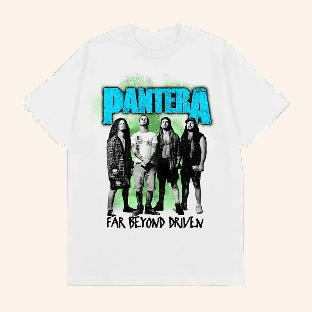 Pantera Merch Far Beyond Driven White TShirt Gifts For Dudes