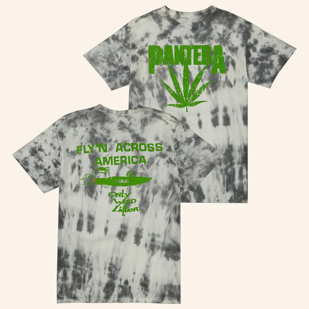 Pantera Merch Flyn Across America Tie Dye TShirt Gifts For Friends