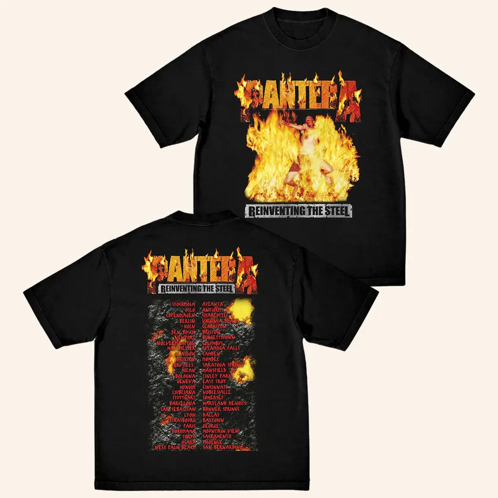 Pantera Merch Reinventing The Steel Tour TShirt Best Gifts For Husband