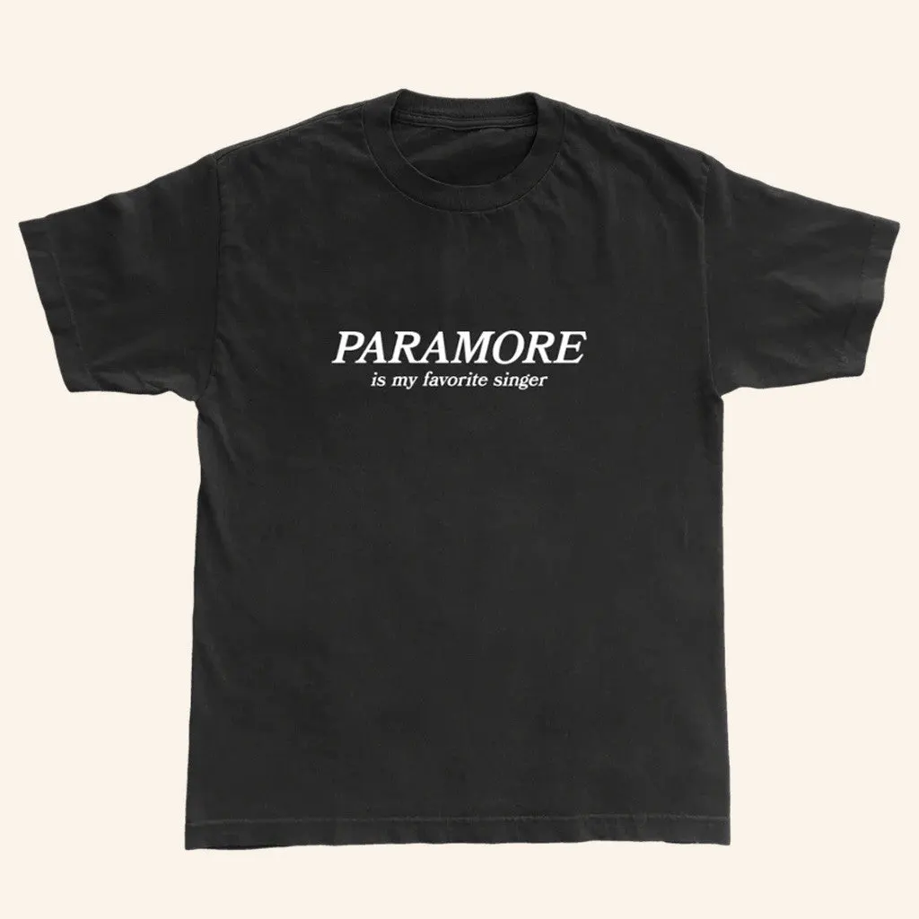 Paramore Merch Paramore Is My Favorite Singer TShirt Gifts For Husband