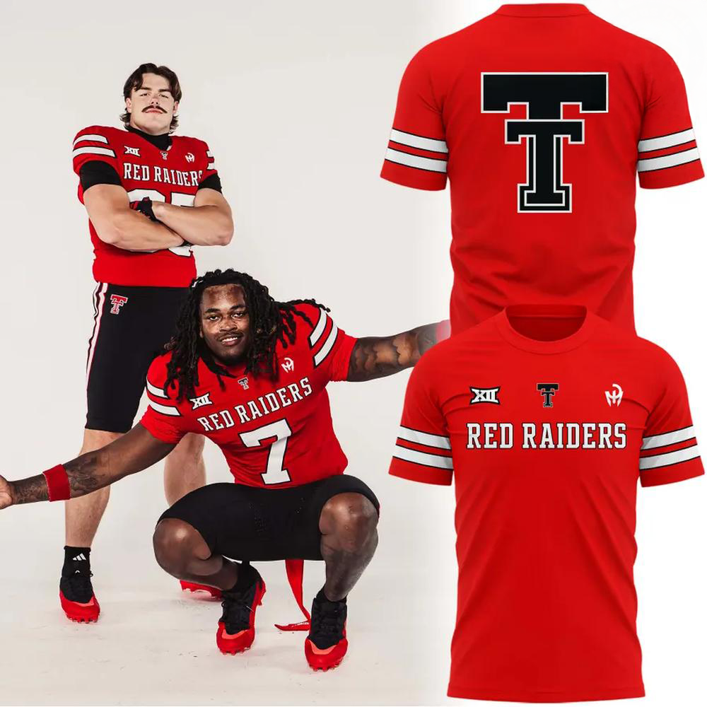 Patrick Mahomes x Texas Tech Red Raiders Big 12 Football T Shirt