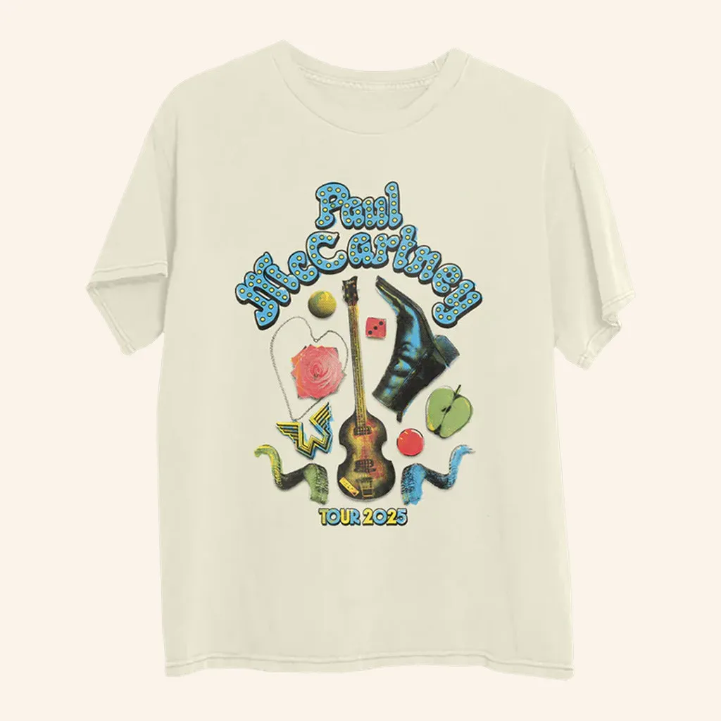 Paul McCartney Tour Merch Got Back 2025 Icon TShirt Xmas Gifts For Her