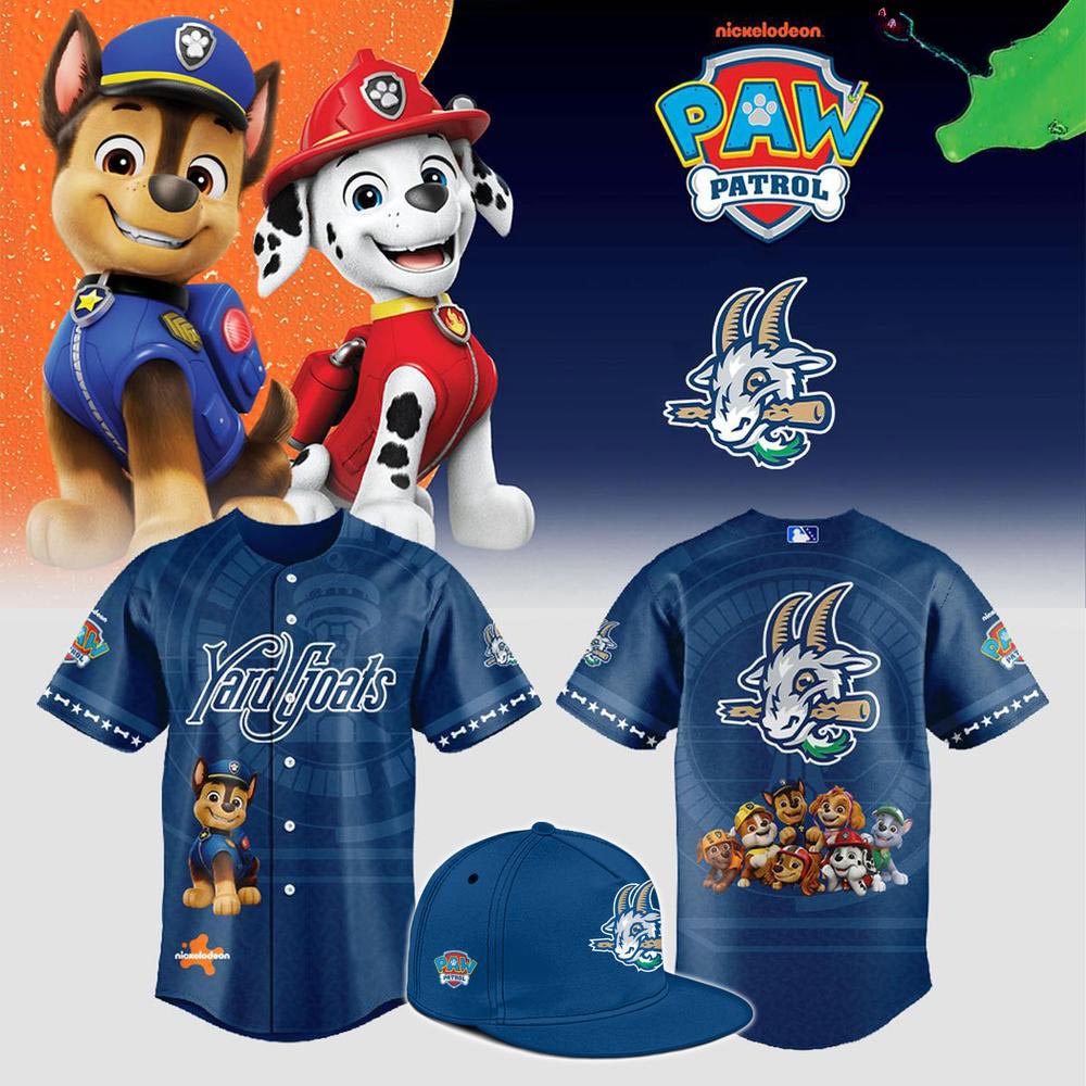 Paw Patrol Night Hartford Yard Goats Baseball Jersey Family Baseball Fan Game Day Apparel 1 - Unicasport Paw Patrol Night Hartford Yard Goats Baseball Jersey Family Baseball Fan Game Day Apparel