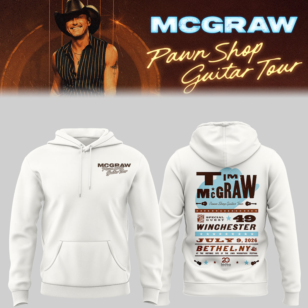 Pawn Shop Guitar Tour 2026 Bethel New York Collector Edition Hoodie