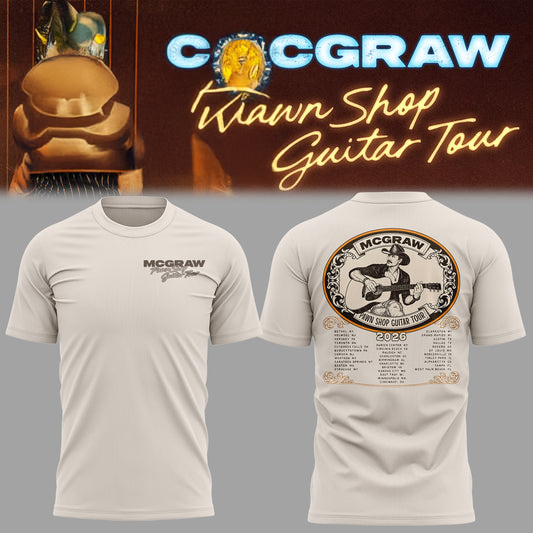 Pawn Shop Guitar Tour 2026 Bethel New York Limited Edition Graphic T Shirt