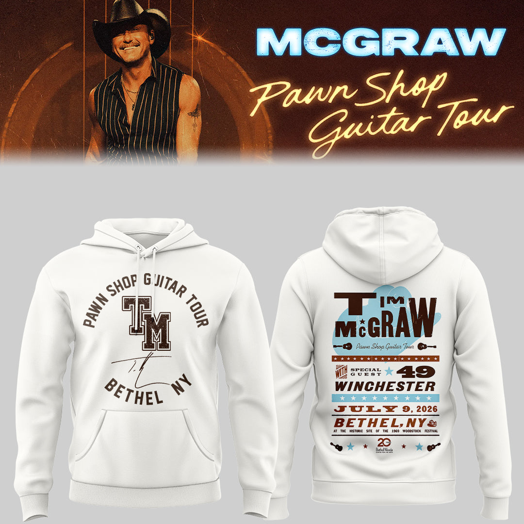 Pawn Shop Guitar Tour 2026 Bethel New York Premium Concert Hoodie