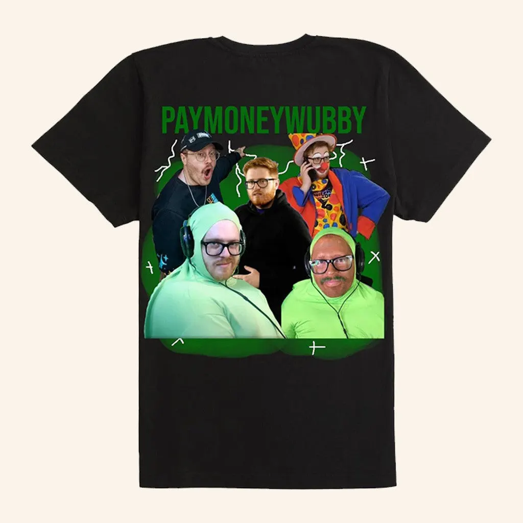 Paymoneywubby Merch Black TShirt Gifts For Husband